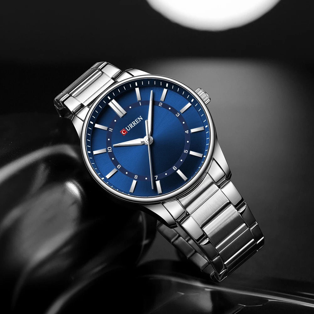 Unisex Ρολόι - Curren 8430 Blue Silver