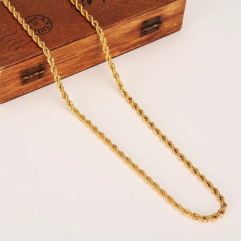 Ατσάλινη Aλυσίδα Λαιμού(unisex)-Kona chain Necklace 50cm