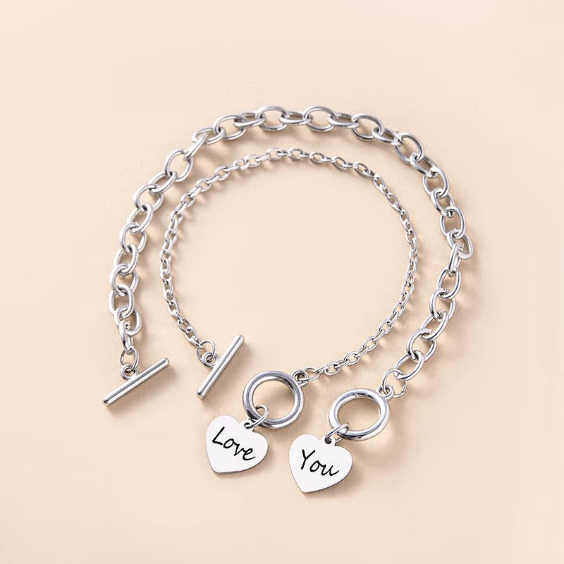 Βραχιόλια Για Ζευγάρια - Love you Bracelets