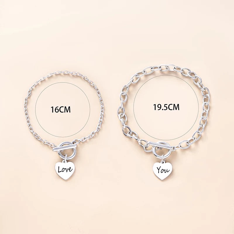 Βραχιόλια Για Ζευγάρια - Love you Bracelets