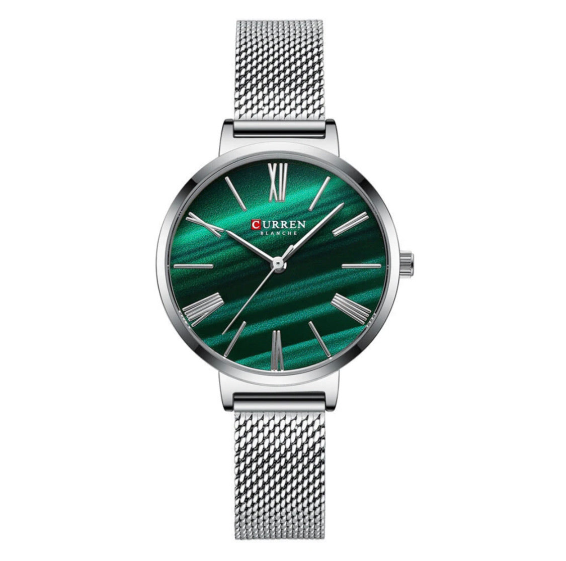 Γυναικείο Ρολόι - Curren 9076 Silver Green