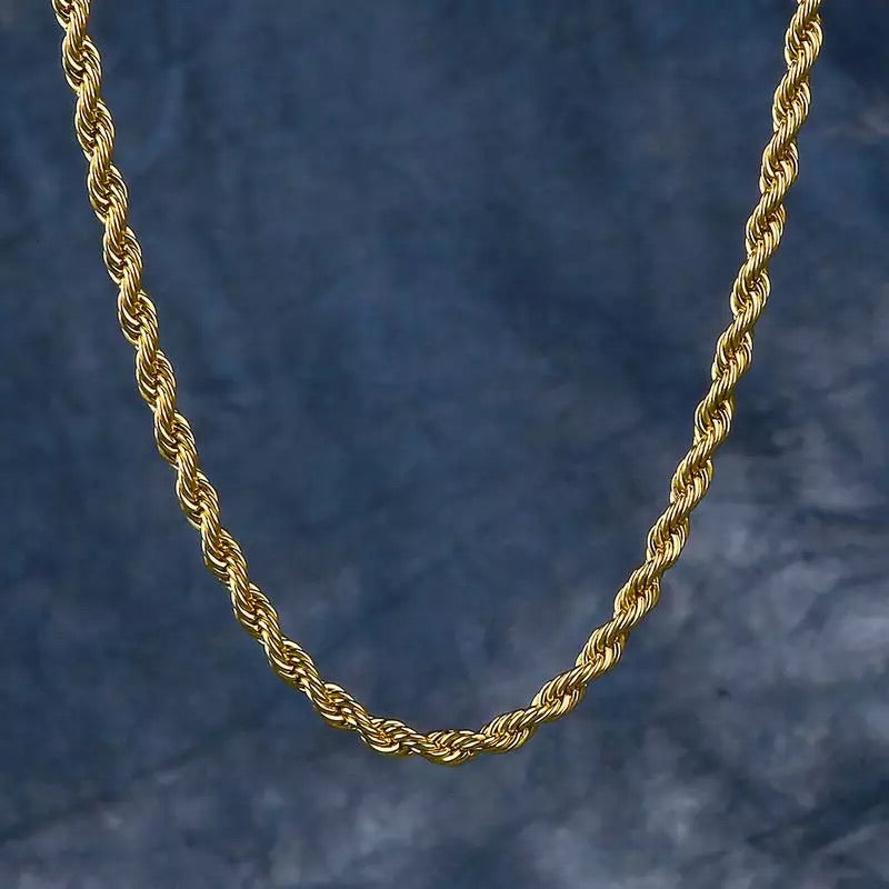 Ατσάλινη Aλυσίδα Λαιμού(unisex)-Kona chain Necklace 50cm