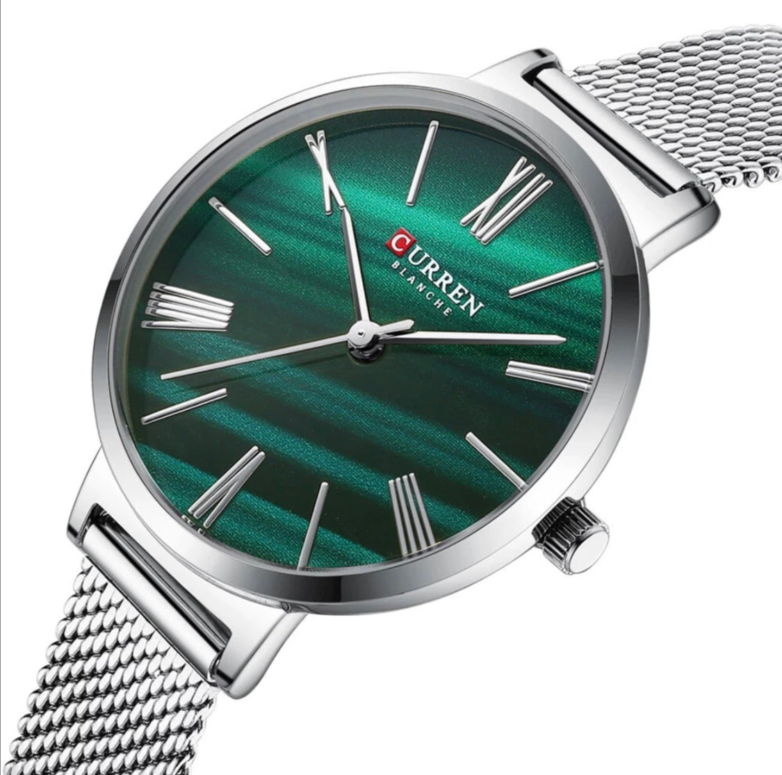 Γυναικείο Ρολόι - Curren 9076 Silver Green